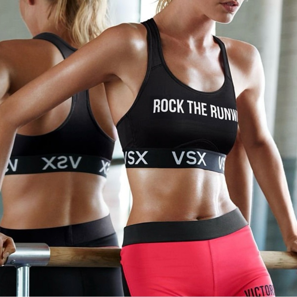 VSX Black Sports Bra